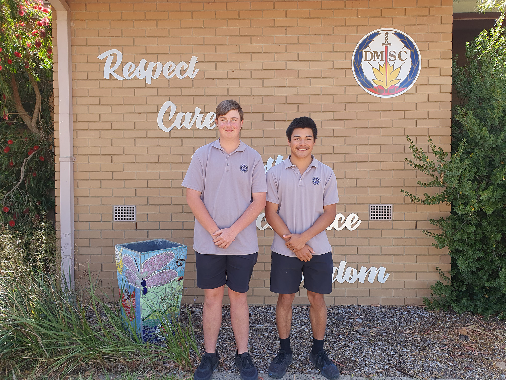 Liam Campbell and Marcel Badua - 2025 School Captains